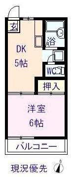 ファミールすみれの間取り画像
