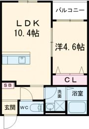 オルビスタ健軍の間取り画像