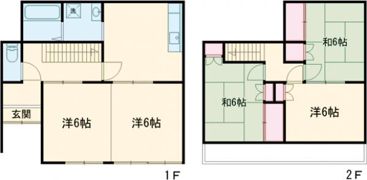 筑西市船玉戸建ての間取り画像