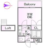 フジパレス行田参番館の間取り画像