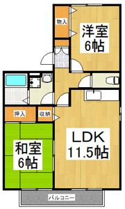 TSTサンハイツの間取り画像