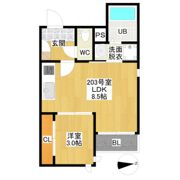 Grandtic Dの間取り画像