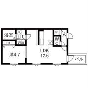 Courage宝生町の間取り画像