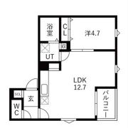Courage宝生町の間取り画像