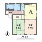 グランデュールAの間取り画像