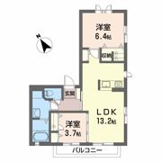 ボナール ニイミの間取り画像
