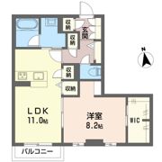 シンシアコート Bの間取り画像