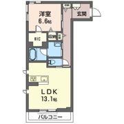ディアコート宮崎台Aの間取り画像
