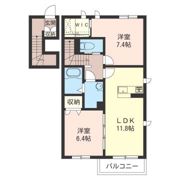 ルミエール霞ヶ岡の間取り画像