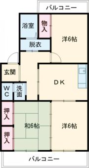 グリーンヒル高根の間取り画像