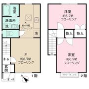 ドエル中野島Bの間取り画像