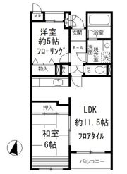 トゥインクル秋津の間取り画像