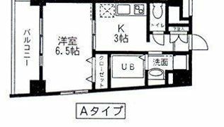メゾン・デン・ウエストの間取り画像