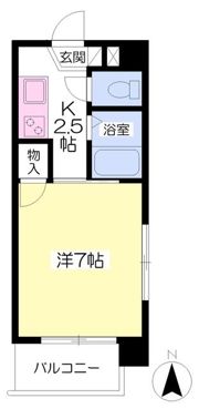 ハイライズABEの間取り画像