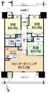 サンリヤン箱崎イーストコートの間取り画像