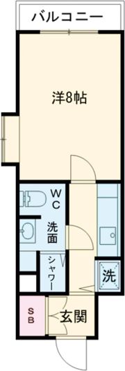 トーカンマンション浜田町の間取り画像