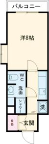 トーカンマンション浜田町の間取り画像