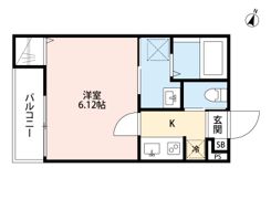 CRASTINE植竹町(クラスティーネウエタケチョウ)の間取り画像