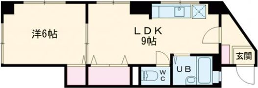 天満マンションの間取り画像