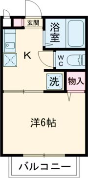 ハイツ ボ・ヌールの間取り画像
