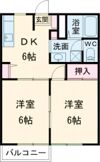 フラワーガーデンBの間取り画像