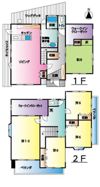 金磯戸建賃貸の間取り画像