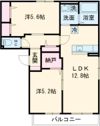 ハイムオオトリの間取り画像