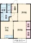 真ハイツの間取り画像