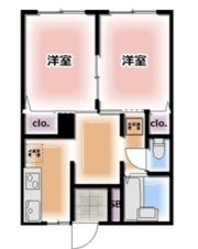 サンハイツ及川の間取り画像