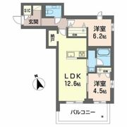 ベルクレールの間取り画像