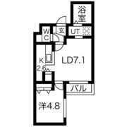EXCEL平岸の間取り画像