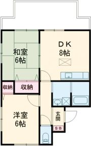 ネイビーハイムの間取り画像