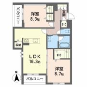 プレミアス御幸の間取り画像