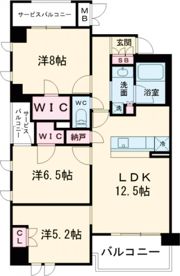 プラネソシエ御影山手イーストの間取り画像