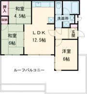 サンヴィラ六甲1号館の間取り画像