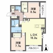 プレミアス御幸の間取り画像