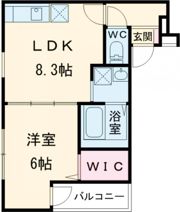 フジパレス北野田Ⅵ番館の間取り画像
