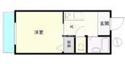 パセオ石原Aの間取り画像
