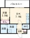 大浜北町シーエム・シスの間取り画像