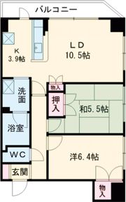 東加古川ミオの間取り画像
