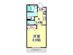 PLEINSOLEIL仁保A棟の間取り画像