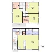 千葉市中央区寒川町1丁目戸建貸家の間取り画像