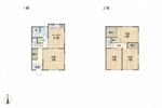 白旗4丁目戸建て 4DKの間取り画像