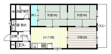 ロイヤル服部の間取り画像