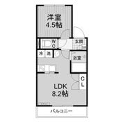 グランデュール柱の間取り画像