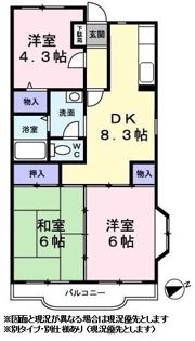 第2TOWAヒルズの間取り画像