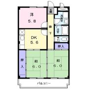 メゾンエクセル日比津の間取り画像