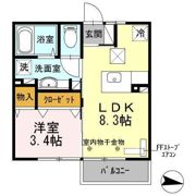 アヴェニール白銀 Aの間取り画像