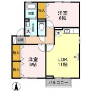 ロイテ･ローゼの間取り画像