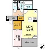 D-avance 柱六番町Ⅲの間取り画像